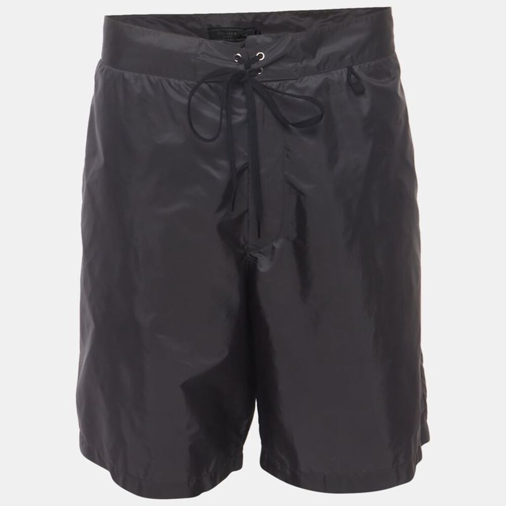 Prada Grey Nylon Swim Shorts Xxl